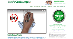 Desktop Screenshot of cashforcarslosangeles.com